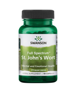 Swanson St. John's Wort (Třezalka tečkovaná), 375 mg, 60 kapslí