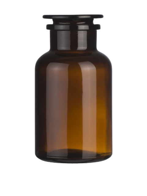Skleněná dóza na potraviny, hnědá (1000 ml)
