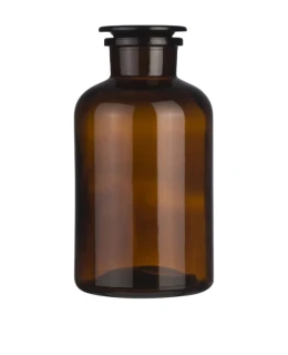 Skleněná dóza na potraviny, hnědá (2000 ml)