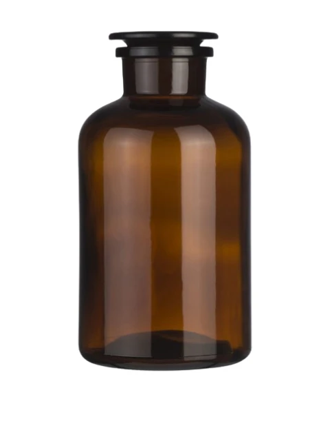 Skleněná dóza na potraviny, hnědá (2000 ml)