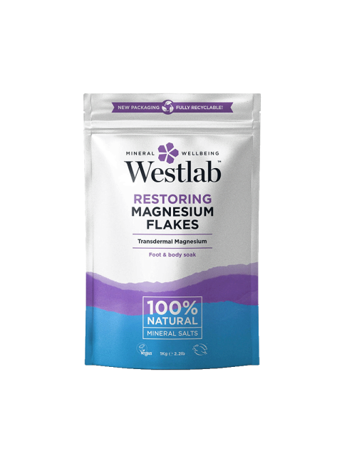 Westlab Epsomská koupelová sůl Hořčíkové vločky, 1 kg